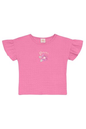 Conjunto infantil menina texturizado Brandili