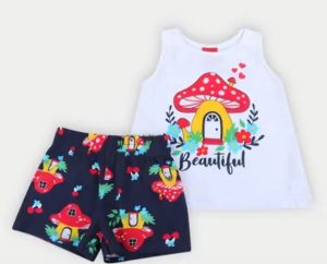 Conjunto Baby Verão Menina Kyly