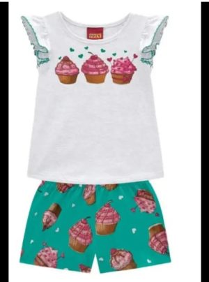 Conjunto Baby Verão Menina Kyly