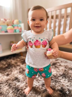 Conjunto Baby Verão Menina Kyly