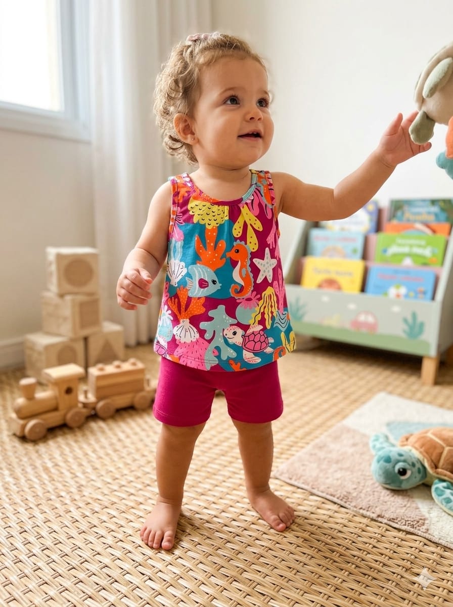 Conjunto Baby Verão Menina Kyly