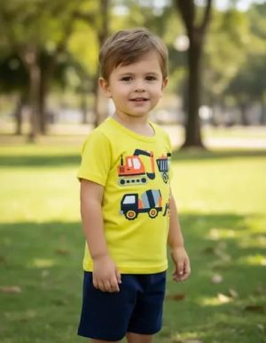 Conjunto Baby Verão Menino Kyly