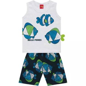 Conjunto Baby Verão Menino Kyly