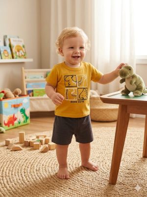 Conjunto Baby Verão Menino  Brandili